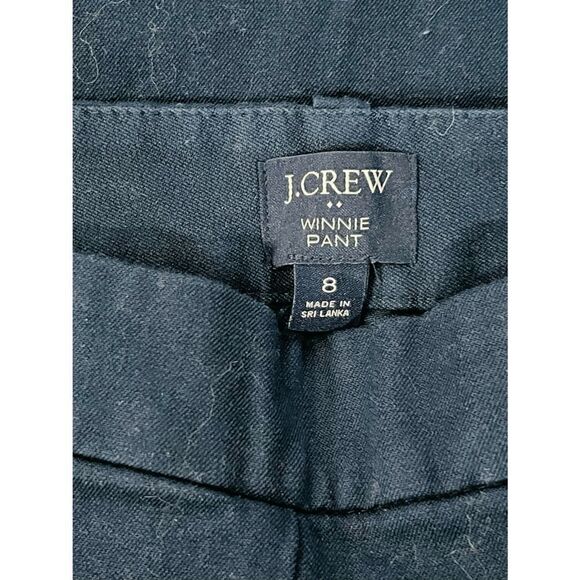 J. CREW The Winnie Size 8 Navy Stretch Twill Pant - Picture 11 of 11